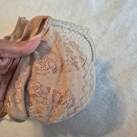 Wacoal Womens Nude Tan Minimizer 38DD Visual Effects Like New Bra #857210 Pretty - Picture 11 of 14
